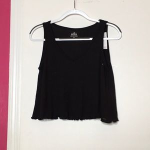 Hollister | Black Cropped Tank